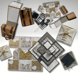 Three Mini Scrapbook Albums for wedding, graduation or vacation made with Stampin' Up! supplies