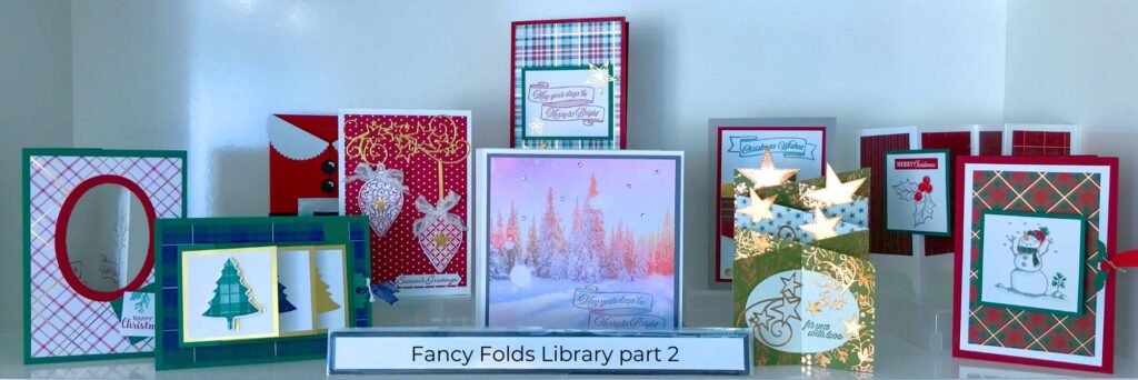 10 Fancy Fold cards made with Stampin' Up! products - online class 