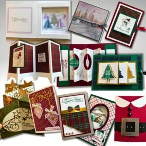 10 Fancy Fold cards made with Stampin' Up! products - online class