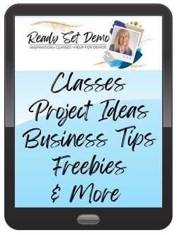 Ipad image advertising the newsletter sign up for Ready Set Demo