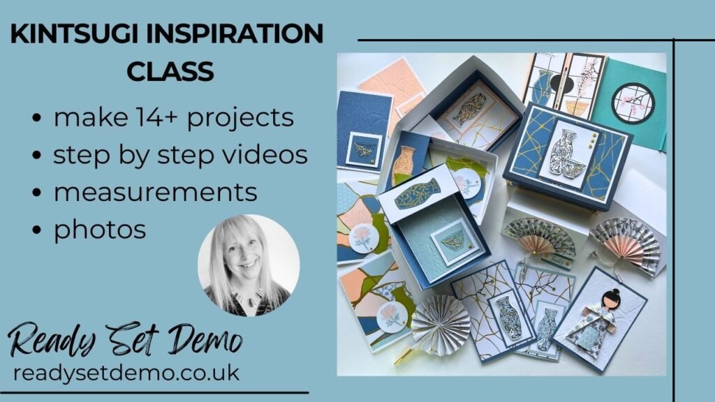 Video showing the Kintsugi Inspirations Class Stampin' Up! 