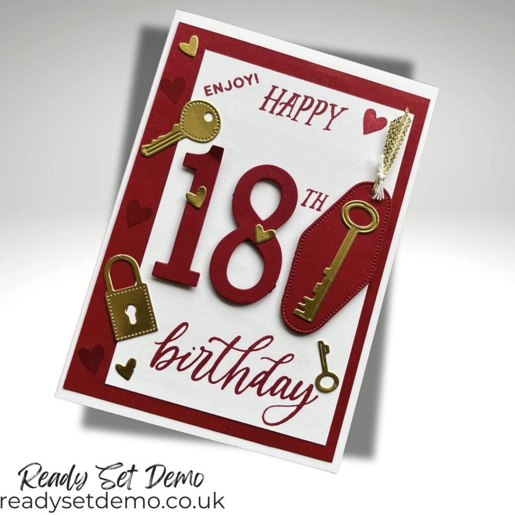 Coming of Age 18 or 21 Card featuring the Tags to Go bundle from Stampin' Up!