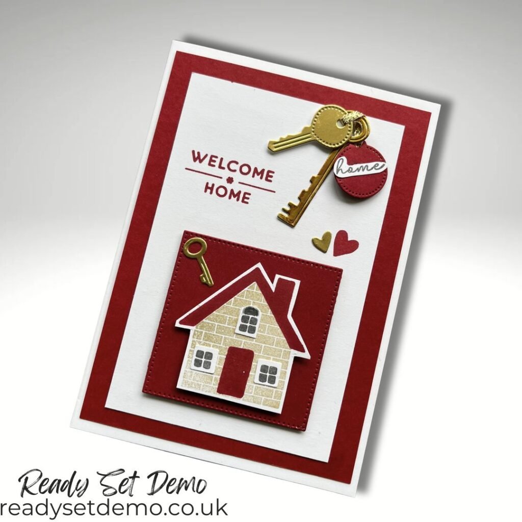 New Home Card featuring Tags to Go bundle and Humble Home stamps from Stampin' Up!