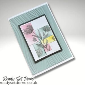 Handmade technique card featuring Spotlight on Nature stamps from Stampin' Up!