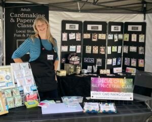 Liz Shannon at a Craft Show - for a how to video