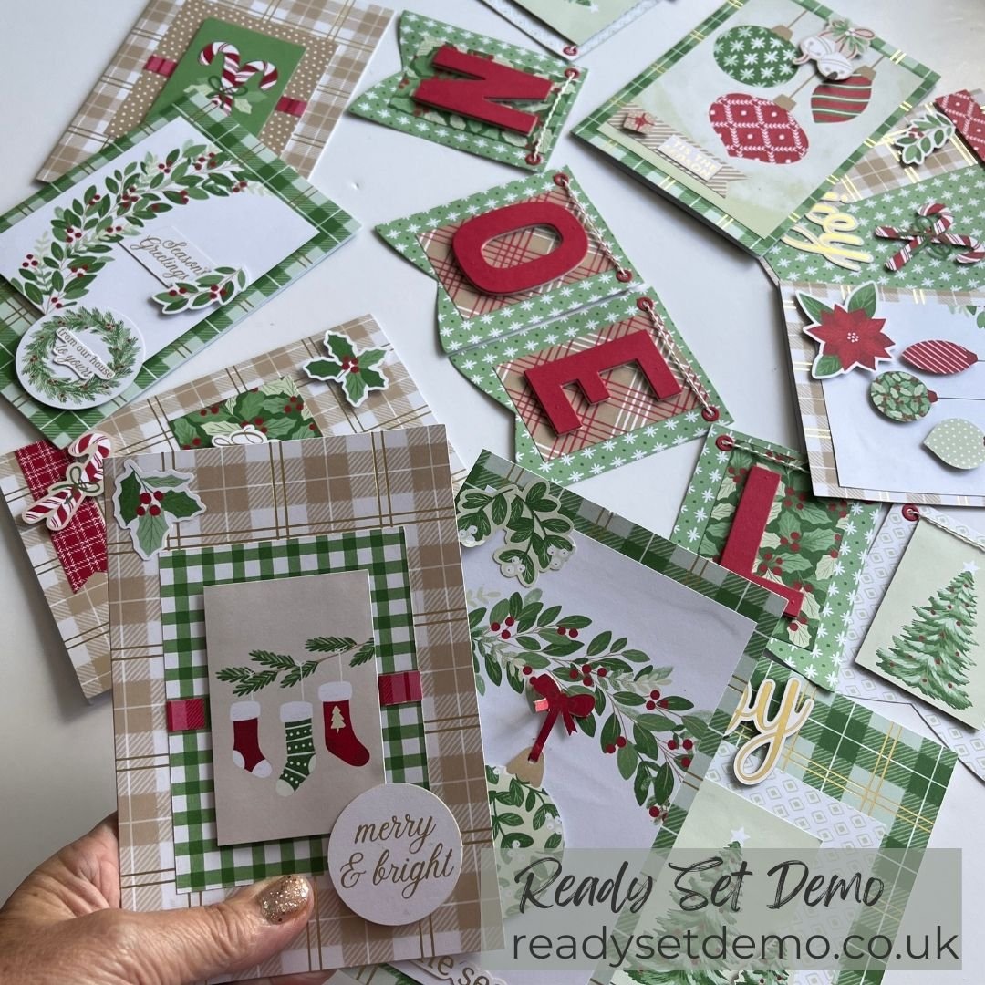 Mix & Match Ephemera Class - Stampin' Up! - Christmas Cards & Banner