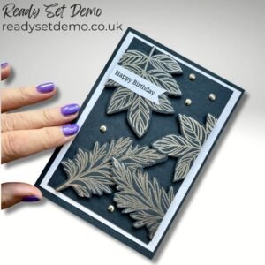 Handmade cards using twice embossed and floating technique featuring the Natural Botanicals stamps from Stampin’ Up!