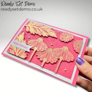 Handmade cards using twice embossed and floating technique featuring the Natural Botanicals stamps from Stampin’ Up!