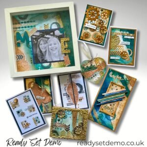 Creative Art Textures Class: Showing Techniques, Layers and Mixed Media with Gears & Textures from Stampin’ Up!