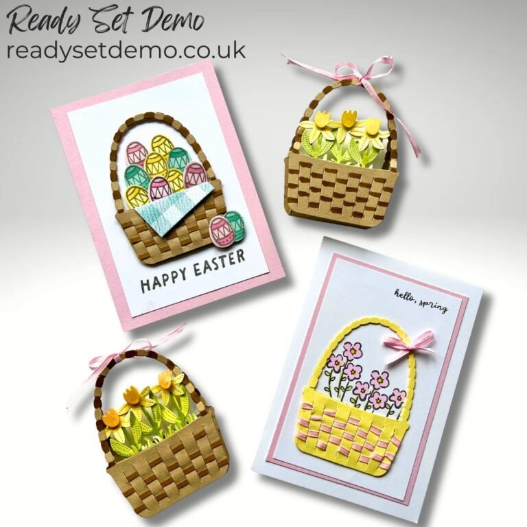Easter Basket 3D and cards using Stampin' Up! bundle Tips & Ideas