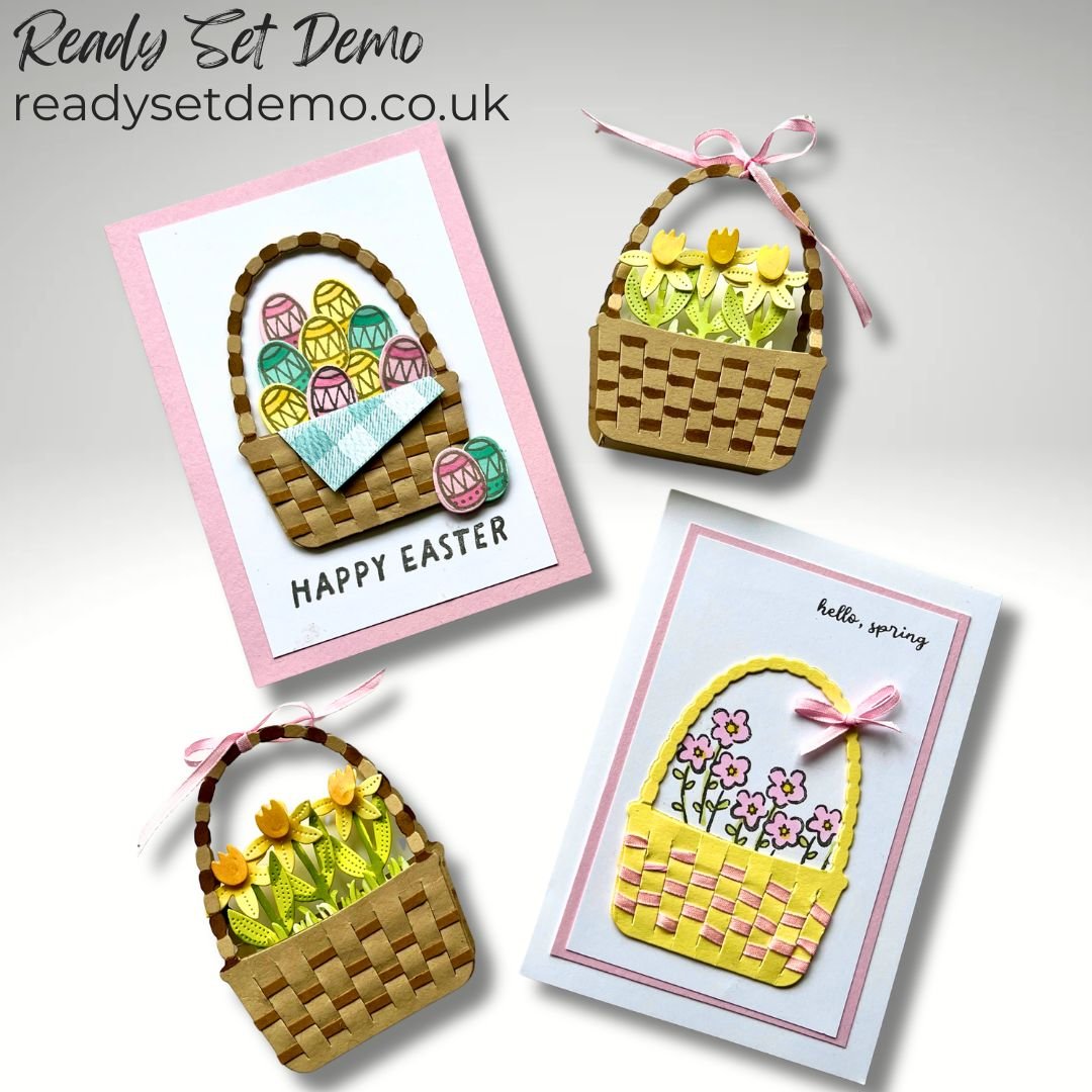Easter Basket 3D and cards using Stampin' Up! bundle Tips & Ideas
