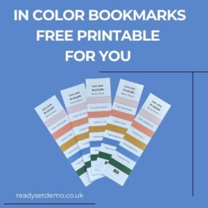 FREE In Color Bookmark & Video 2026-2028