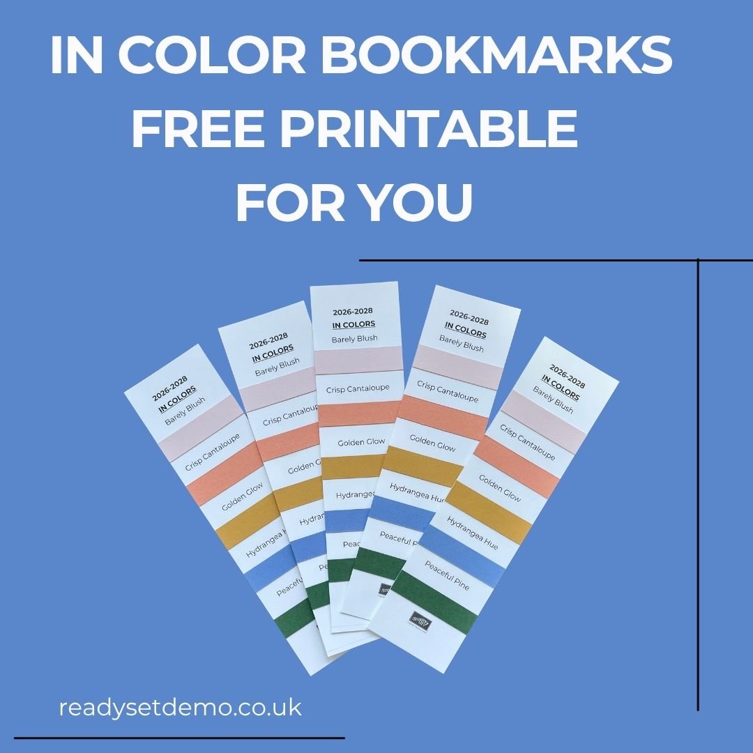 Freebie template – Make your own In Color Bookmarks 2026-2028