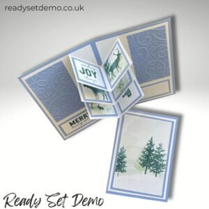 Whispering Woods Christmas Craft Class featuring Holly Jolly Branches bundle from Stampin’ Up – fancy folds, techniques and more 